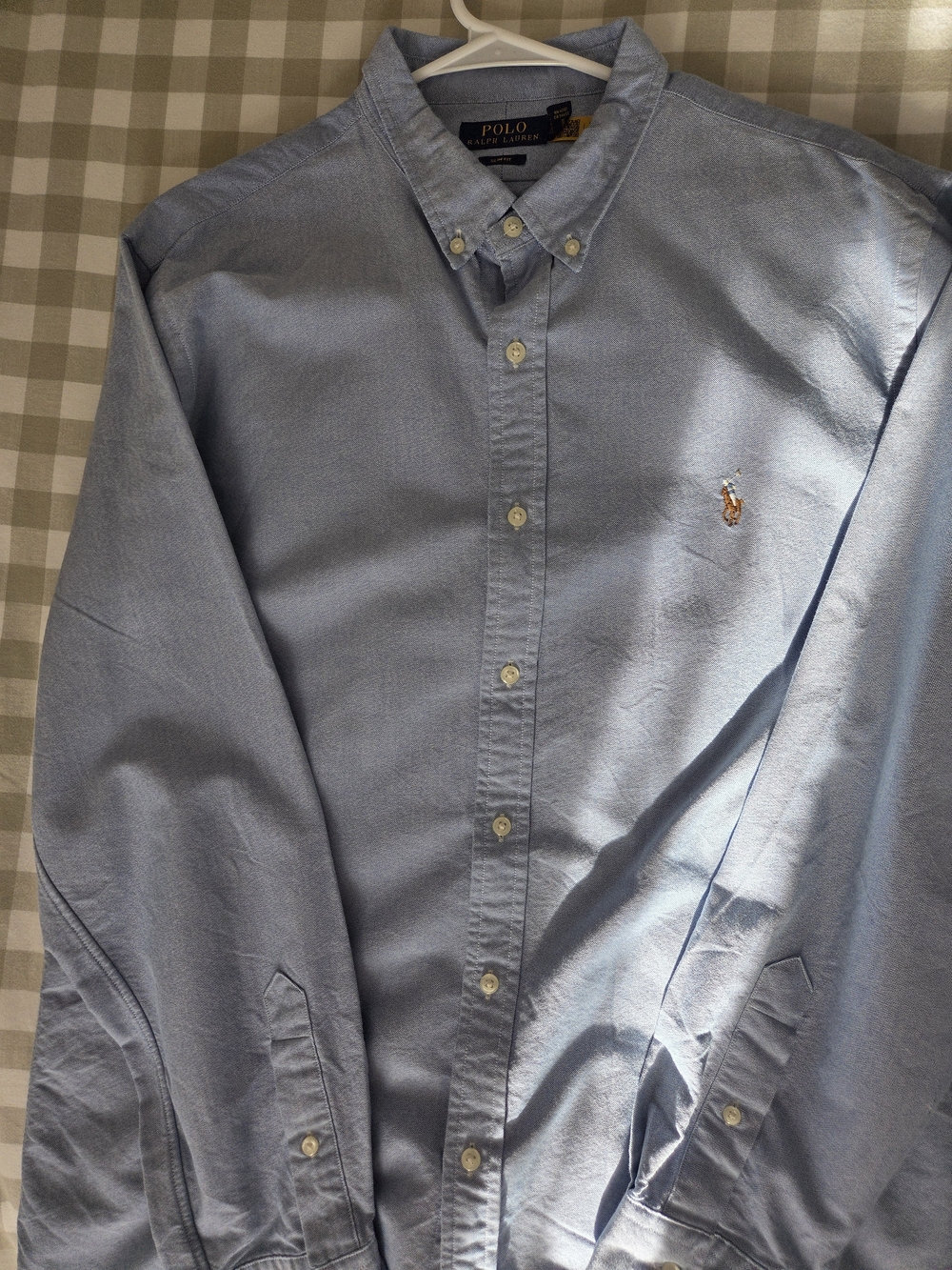 Polo by Ralph Lauren Light Blue Button-Down Oxford Shirt SLIM FIT